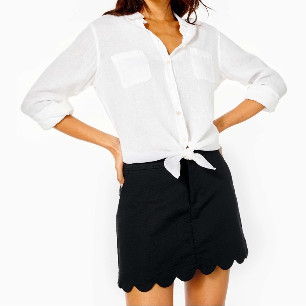 NWT Lilly Pulitzer Colette Skort - Onyx